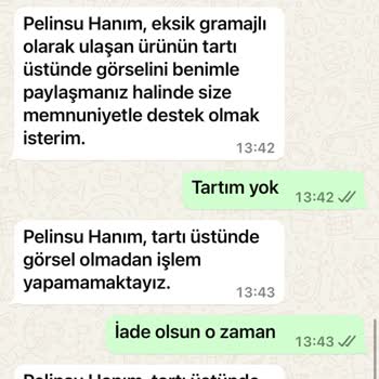 A101 Eksik Gramajlı Ürün Gönderiyor