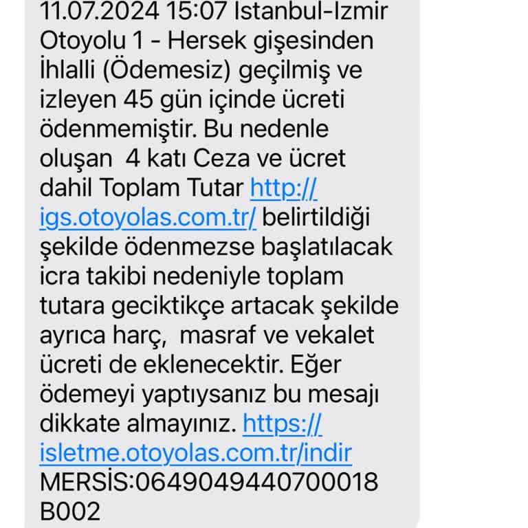 Gelir İdaresi Başkanlığı Otoyol A. Ş.