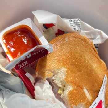 KFC 400 TL Menü Yapmış Biz Aldık Kuşlara Kedilere Verdik Beğendiler.