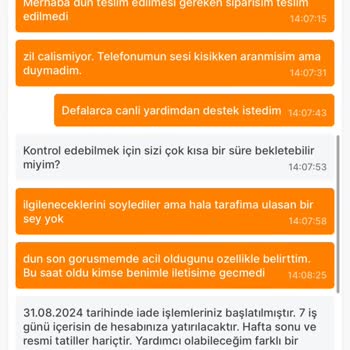 Migros Teslim Edilemeyen Sipariş Sorunu