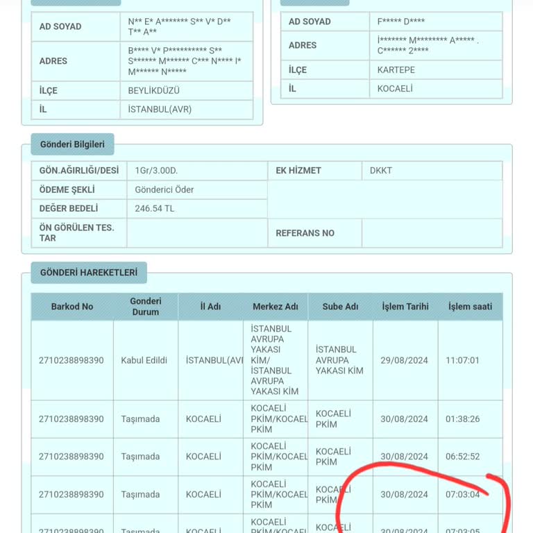PTT Kargo İstanbul'dan Kocaeli'ye 5 Günde Teslimat!