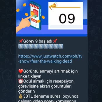 Merhaba Arkadaşlar. 31.08.2024 Tarihinde Telegram'dan Görev Yap