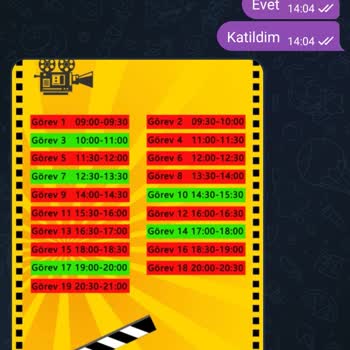 Merhaba Arkadaşlar. 31.08.2024 Tarihinde Telegram'dan Görev Yap