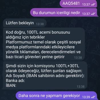 Merhaba Arkadaşlar. 31.08.2024 Tarihinde Telegram'dan Görev Yap
