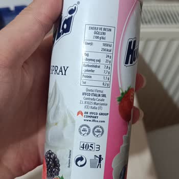 Migros Sprey Krem Şanti Hemen Bozuluyor