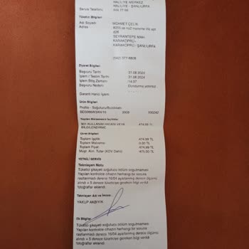 Profilo Çözüm Üretilemeyen İse Para Alınması