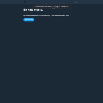 Twitter Giriş Yapamıyorum Ve Sürekli Hata Gösteriyor