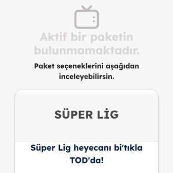 TOD Tv Ödeme Alındı Ama Paket Görünmüyor