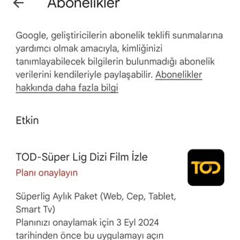 TOD Tv Ödeme Alındı Ama Paket Görünmüyor