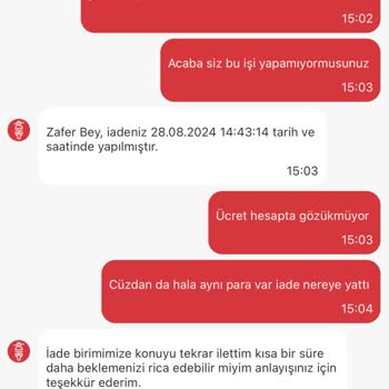 Tıkla Gelsin'de Para İadesi Problemi