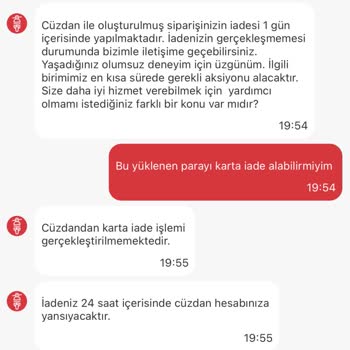 Tıkla Gelsin'de Para İadesi Problemi