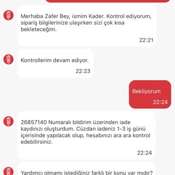 Tıkla Gelsin'de Para İadesi Problemi