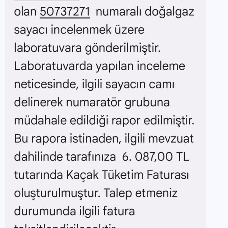 İGDAŞ Doğalgaz Kaçak Kullanım Adı Altında Yapılan Suçlama