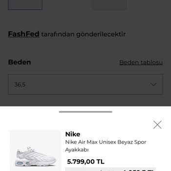 Fashfed Yanlış Ürün Gönderimi