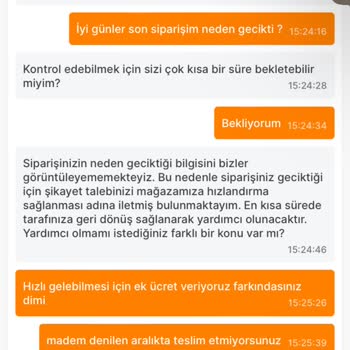 Migros Sanal Market Sipariş Geciktirmesi