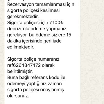 Elisa Bungalov Rezervasyon İptali Ve Geri Ödeme Sorunu