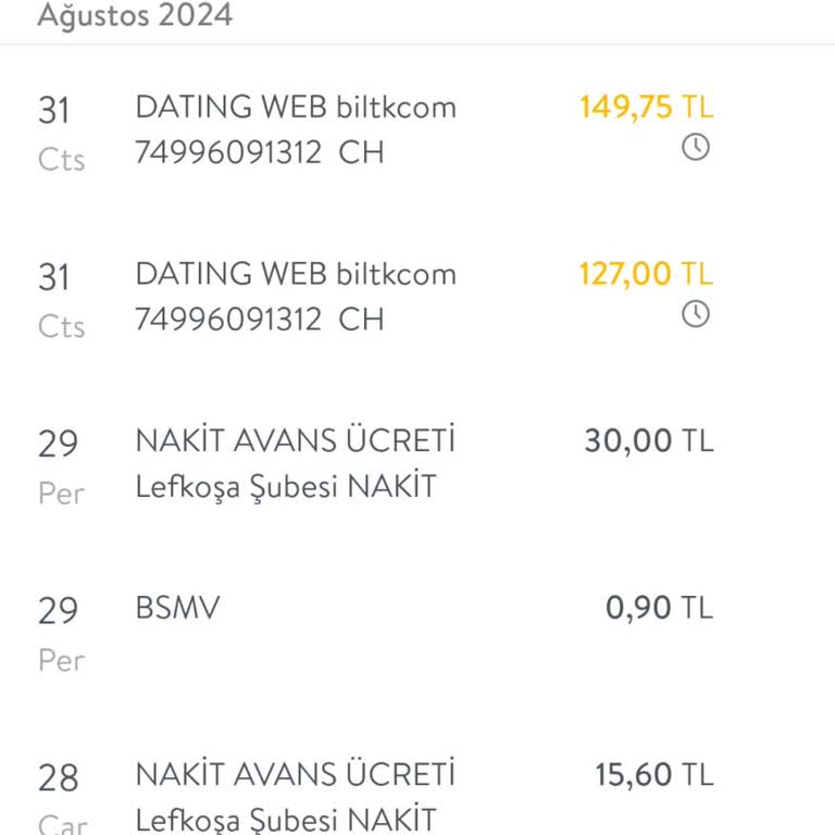 Dating.com Hesabımdan Bilgim Dışında Para Çekildi