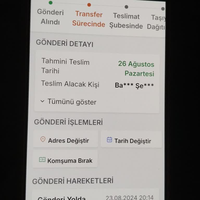 Trendyol Express Dolap'tan Kargom Hala Gelmedi
