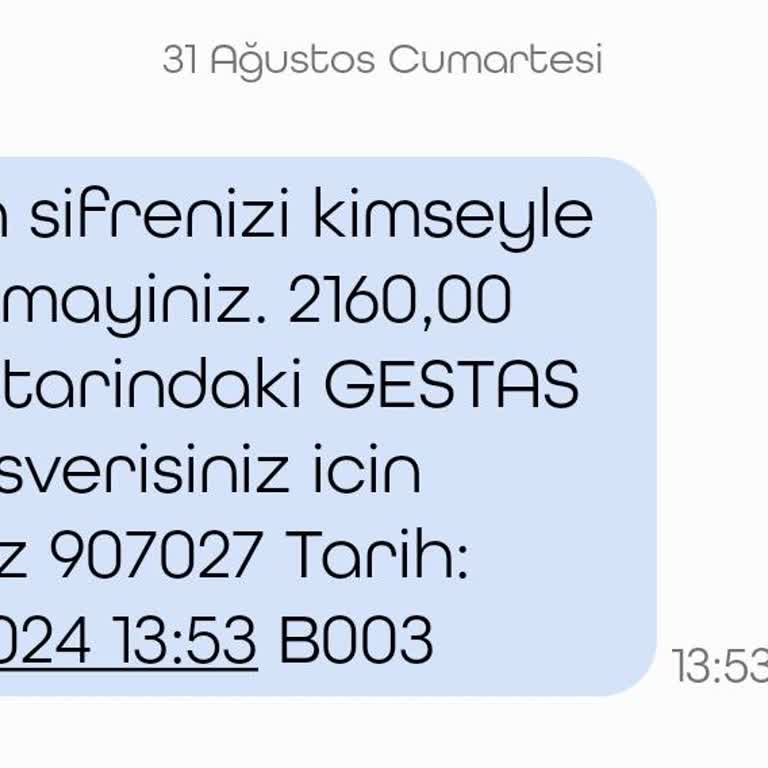 Gestaş'I Boykot Ediyorum