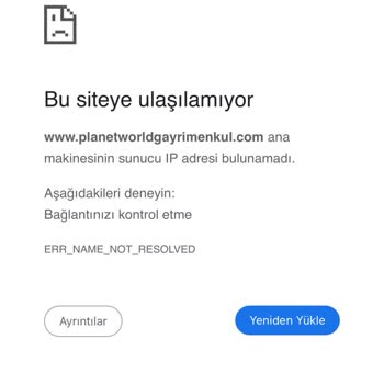 Hepsi Emlak Mağaza Web Hizmetini Vermemesi