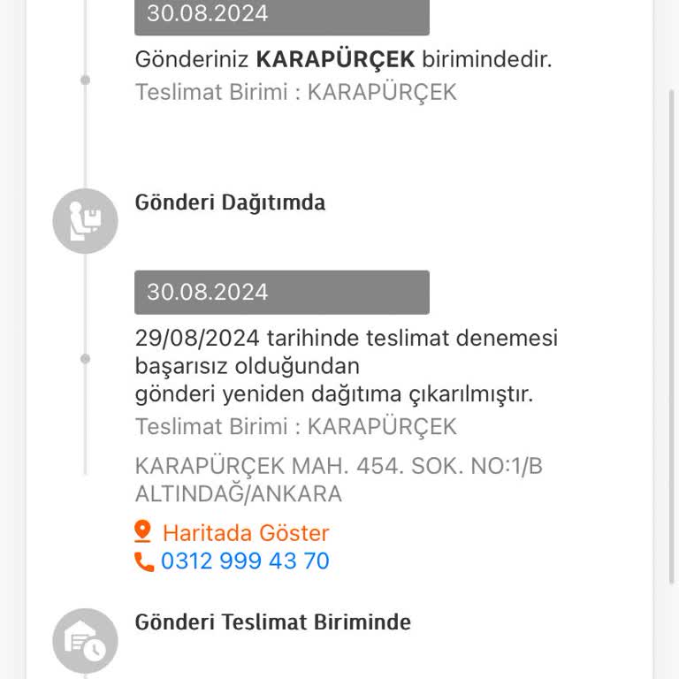 MNG Kargo Kargo Teslim Etmeme
