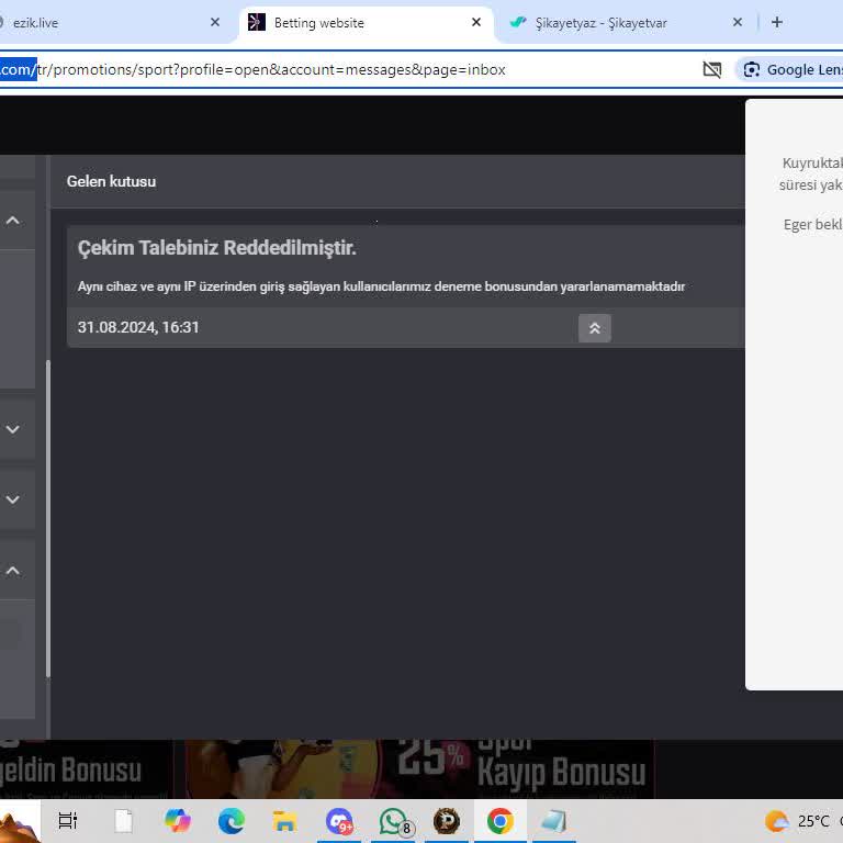 İgorbet Verdiği Deneme Bonusunu Ödemedi