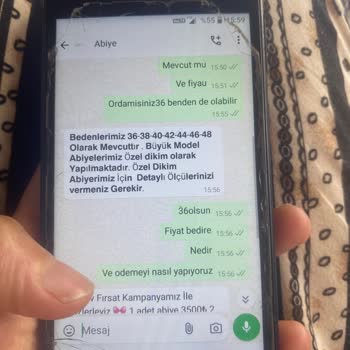 Abiye Merkezi Ödeme Sonrası İletişim Kesildi Ve Ürün Bilgisi Verilmiyor