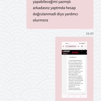 Romabet Roma Bet Denilen Sitenin Ücret Ödememek İçin Kimlik İstemesi...!