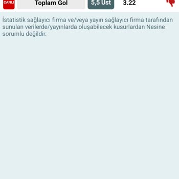 Nesine.com'da Maç Sonucu Yanıltması