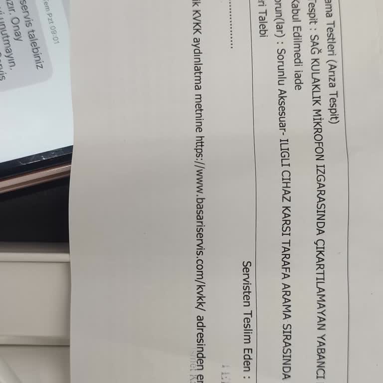 Başarı Teknik Servis Tamir Yapmadı