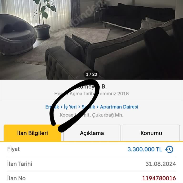 Sahibinden İlan Kategorisi Değiştiremiyorum.