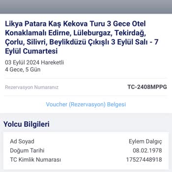 Jolly Tur Kafasına Göre Ödediğim Turun Kalkış Yerini Değiştiriyor