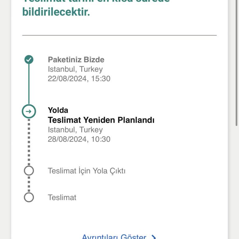 UPS Türkiye 11 Gündür Gelemeyen Kargo