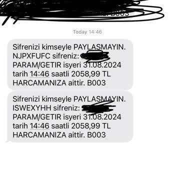 Getir Perakende Şüpheli İşlem