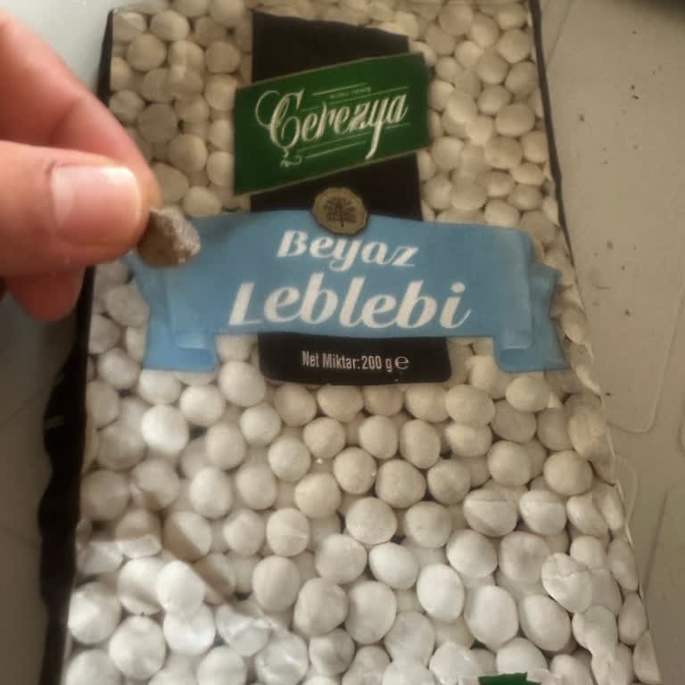 Çerezya Beyaz Leblebi İçinde Taş Çıktı Ve Dişimi Kırdı
