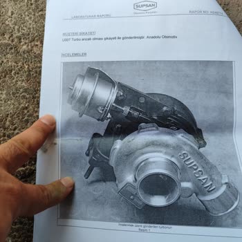 Supsan Otomotiv Test Anında Patlayan Turbo...