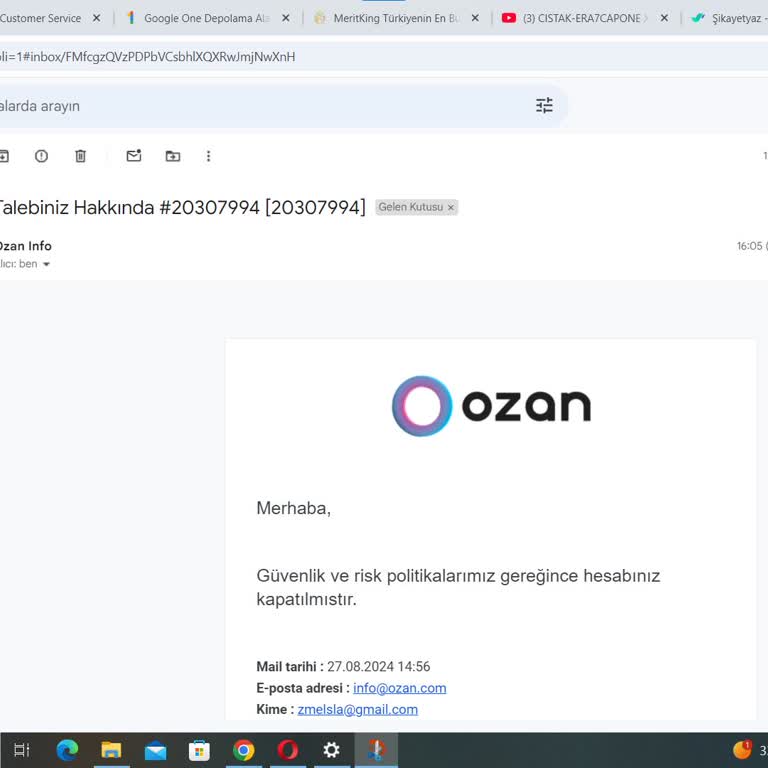 Ozan Elektronik Para Uygulama Hesabım Neden Kapatıldı?
