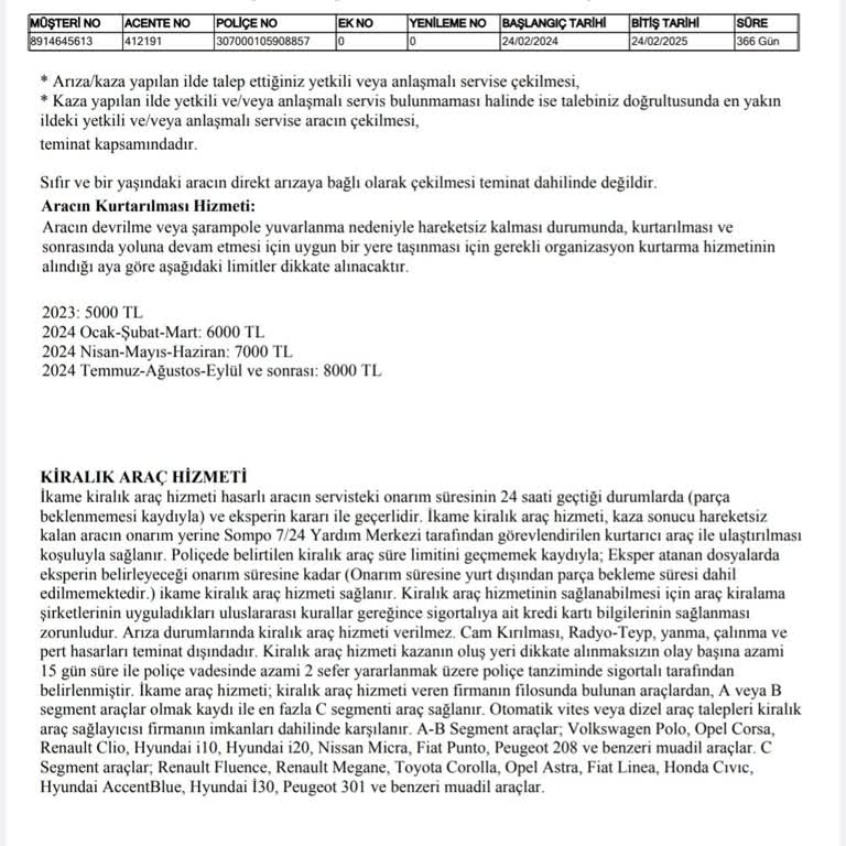 Sompo Sigortadan İkame Araç Sorunu, Bitmek Bilmiyor.