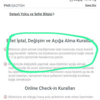 Obilet İptal Edilen Biletimin Parası Yarısından Fazlası Kesiliyor