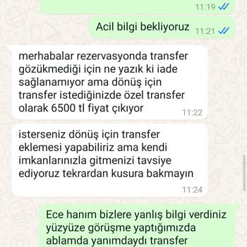Jolly Tur Yanlış Bilgilendirme Sonucu Mağduriyet