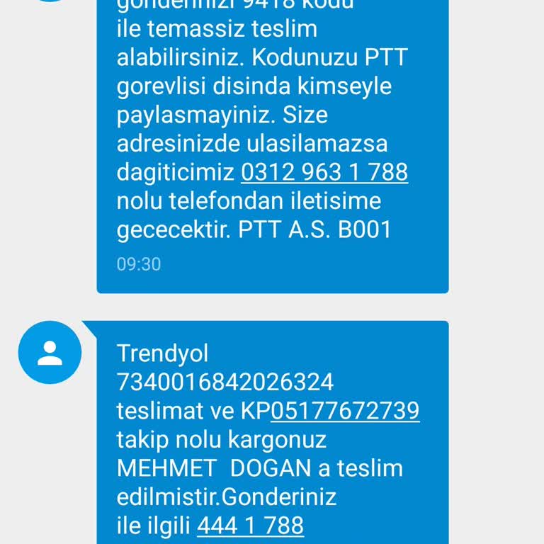 PTT Kargo Teslim Edilmediği Halde Teslim Edildi Gözüken Kargo