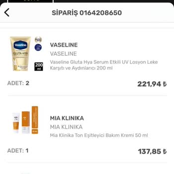 Watsons Yanlış Ürün Gönderdi