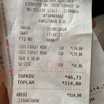 Baydöner Özdilek Şubesinde Hijyen Ve Lezzet Sorunları