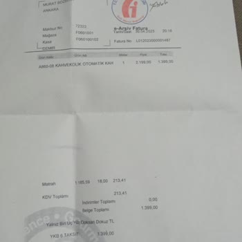 Korkmaz Kahvekolik Otomatik Kahve Makinesi