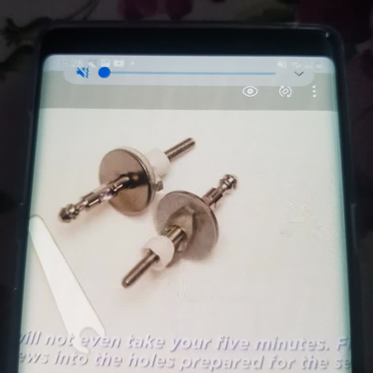 Seramiksan Klozet Kapağı Vidası.