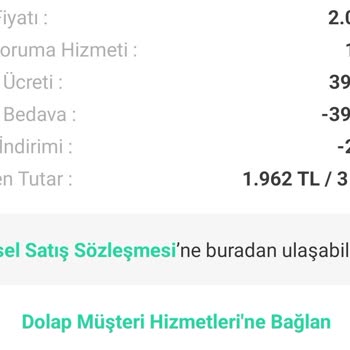 Dolaptan Alınan Ürünün Para İadesi
