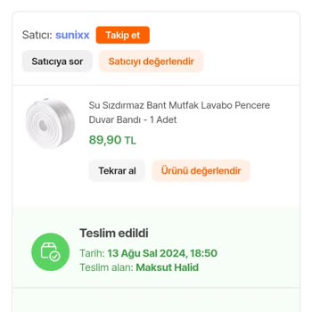 Hepsiburada Ürün Görevini Yapmıyor