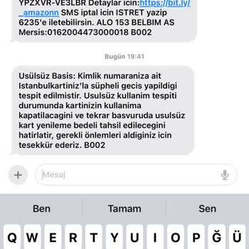 İstanbul Senin Haksız Ceza İşlemi ( Usulsüz Kart Kapama )