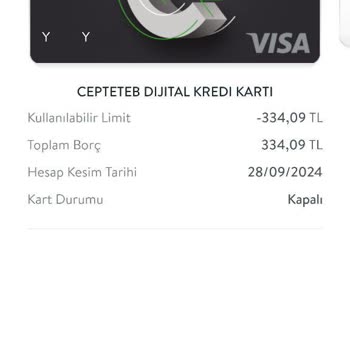 TEB Haksız Bir Şekilde Kart İptal Taahhüt Bedeli Almaya Çalışıyor.