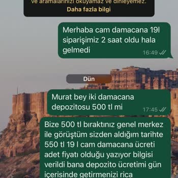 Abant Su Abantsu'dan Aldığım Hizmette Yaşadığım Sorunlar Ve Mağduriyet